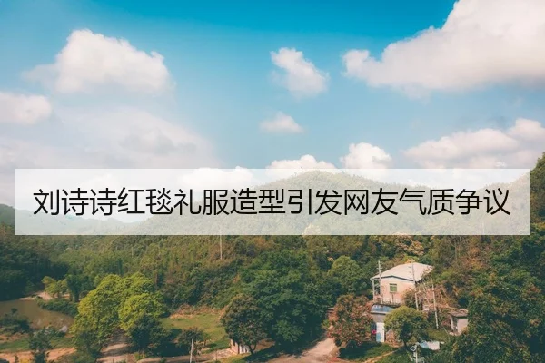 刘诗诗红毯礼服造型引发网友气质争议